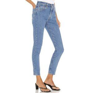 NWT Levi's 501 Skinny in Jive Depths Heavyweight Stretch Denim Jeans 26 x 30